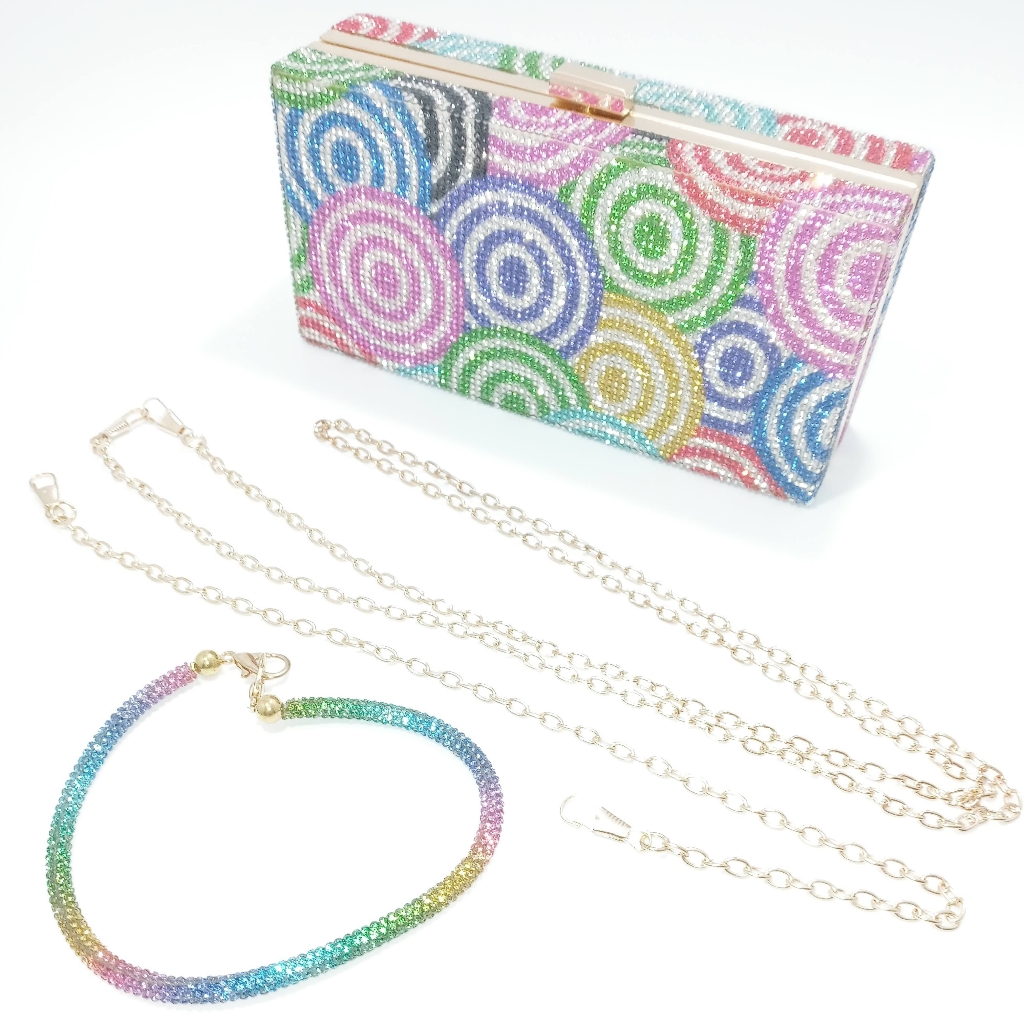 $35 Multi Pattern Bling Purses